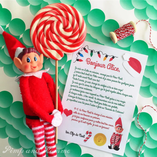☆La Tradition du Lutin de Noël☆ #DIY + TOUT SAVOIR sur {The Elf on the  Shelf} - Pimp And Pomme