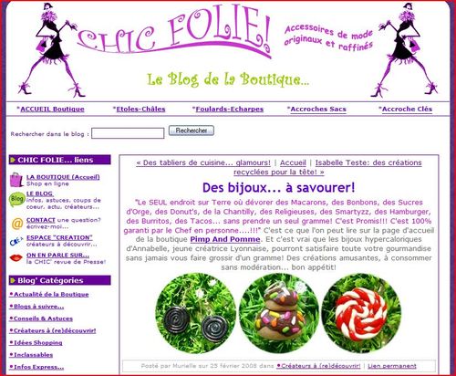 Blog Chicfolie -2008